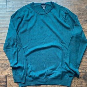 J. Crew Green Crewneck Sweater for Men